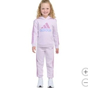 Adidas Kids Girls 2-Piece Set Purple